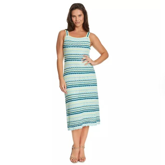 Jessica Simpson Women's Midi Dress - Viscose Pull-On Style For Casual Comfort